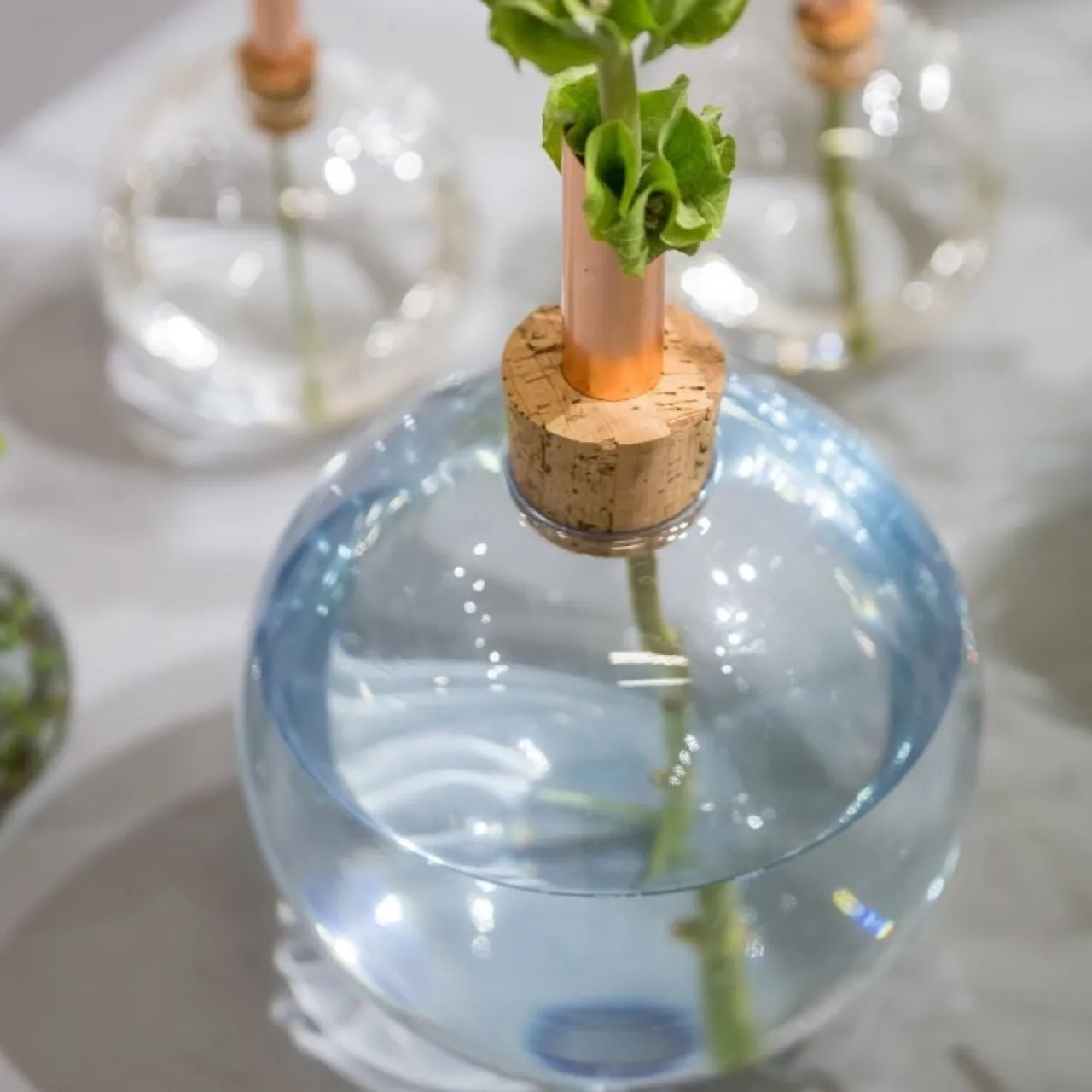 New Vas Glasilium D120 Blå Vaser