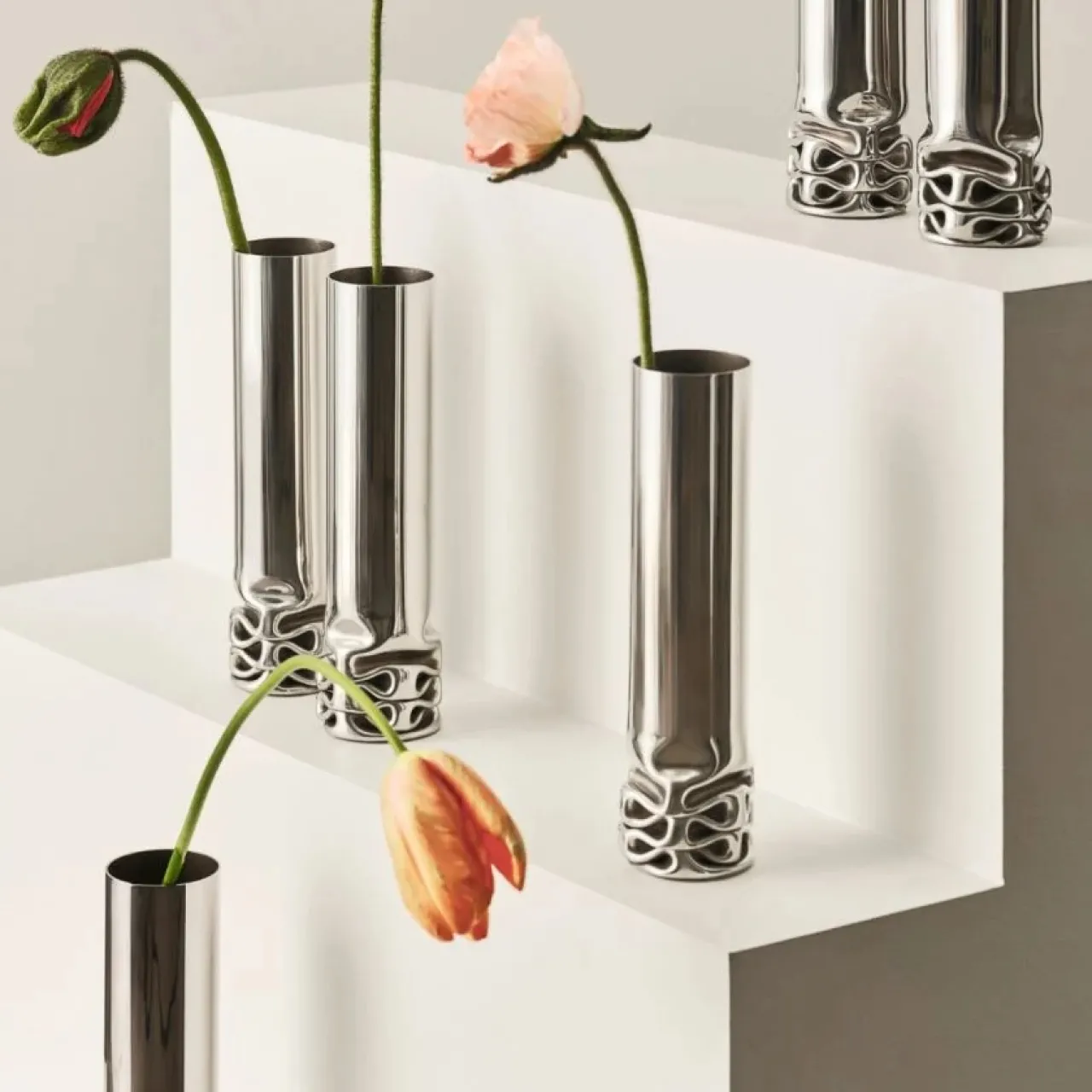 Online Vas Hydraulic 6x25 cm Stål Vaser