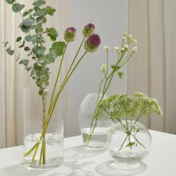 New Vas Laine Oval 14x20cm Klar Vaser