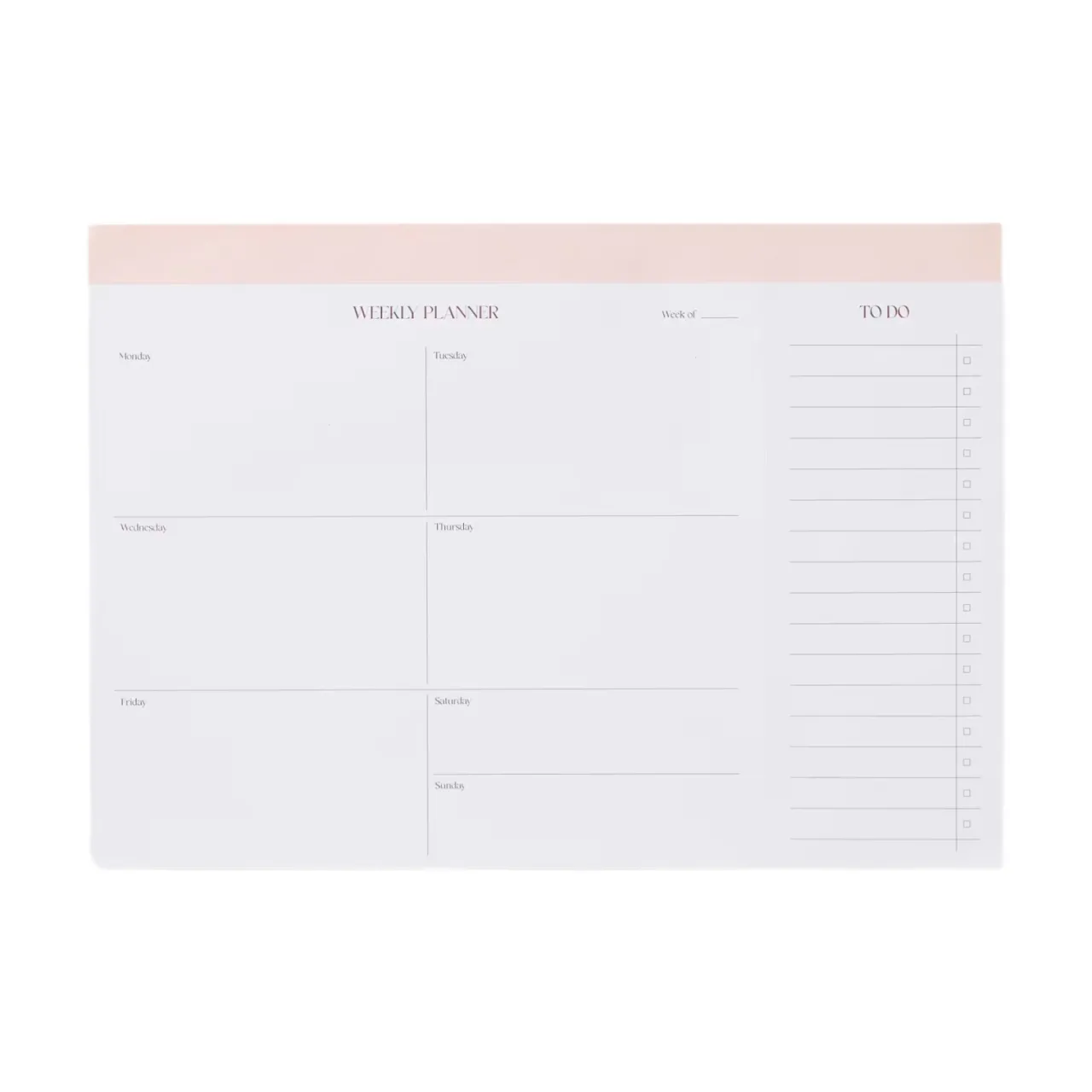 Veckoplanerare KIT Skrivbordstillbehör