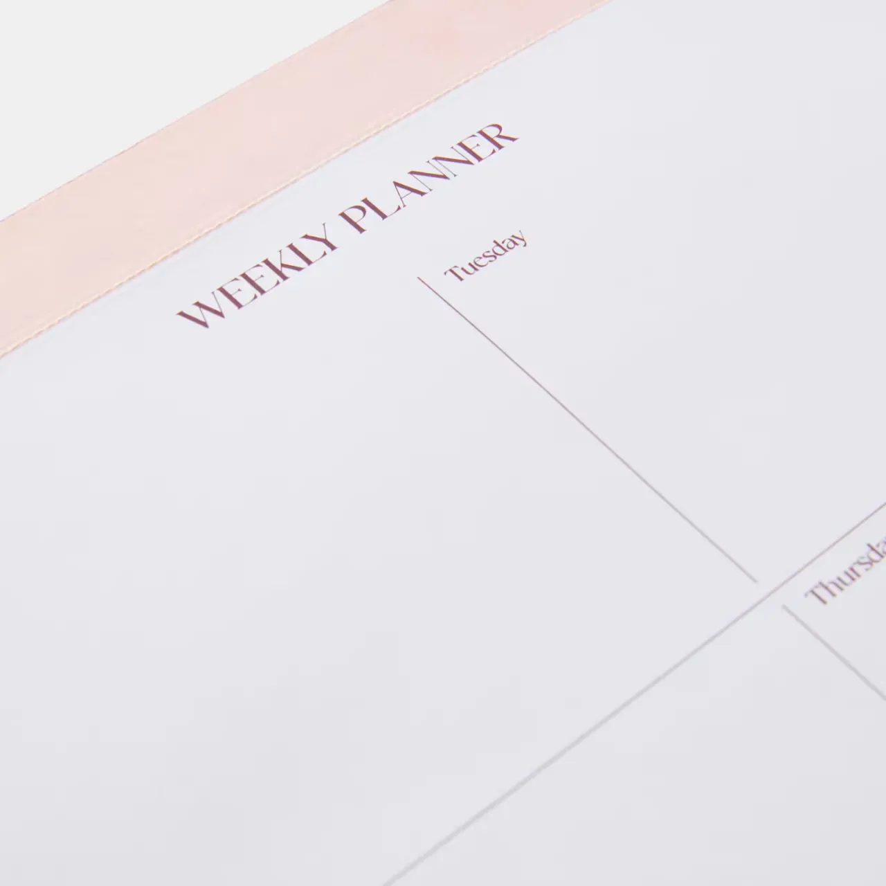 Veckoplanerare KIT Skrivbordstillbehör