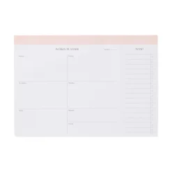 Online Veckoplanerare KIT Ljusrosa Skrivbordstillbehör