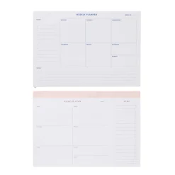 Online Veckoplanerare KIT Ljusrosa Skrivbordstillbehör