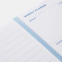 Clearance Veckoplanerare Set KIT Ljusblå Skrivbordstillbehör