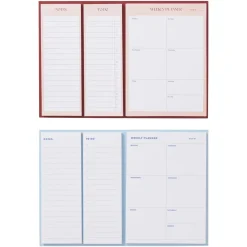 Clearance Veckoplanerare Set KIT Ljusblå Skrivbordstillbehör