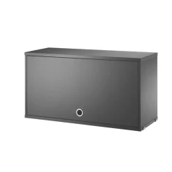 Discount Överskåp 78x30x42cm Svartbetsad String Skåp & Fällbord