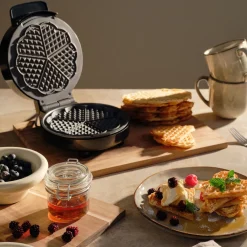 Outlet Våffeljärn 1000w svart Tillagning & Redskap|Julklappstips