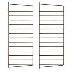 Best Väggavel 75x30 2-p brun String Gavlar