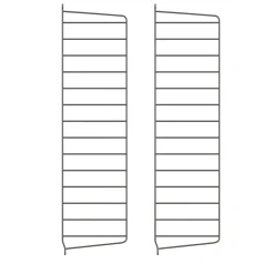 New Väggavel 75x20 2-p Mörkgrå String Gavlar