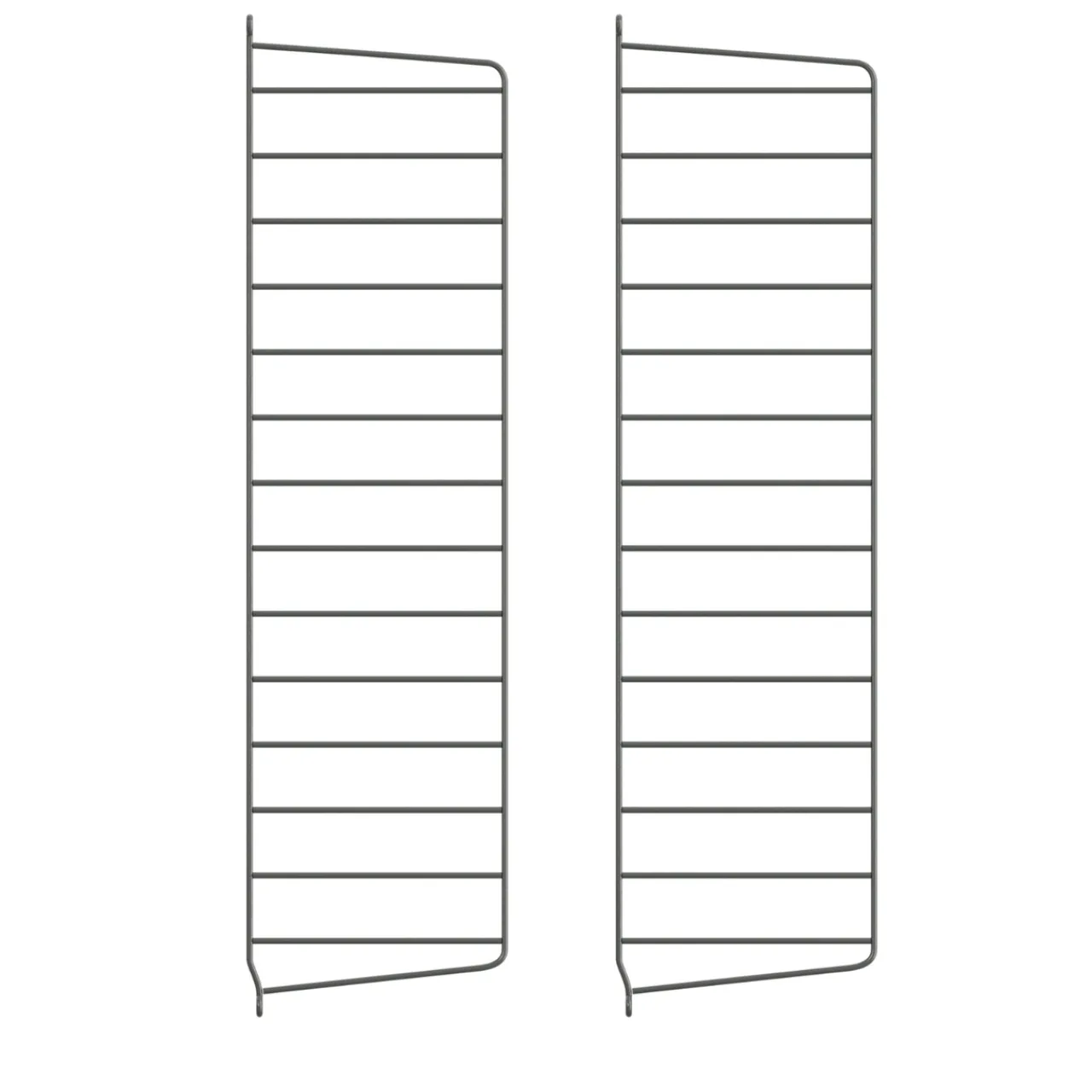 New Väggavel 75x20 2-p Mörkgrå String Gavlar