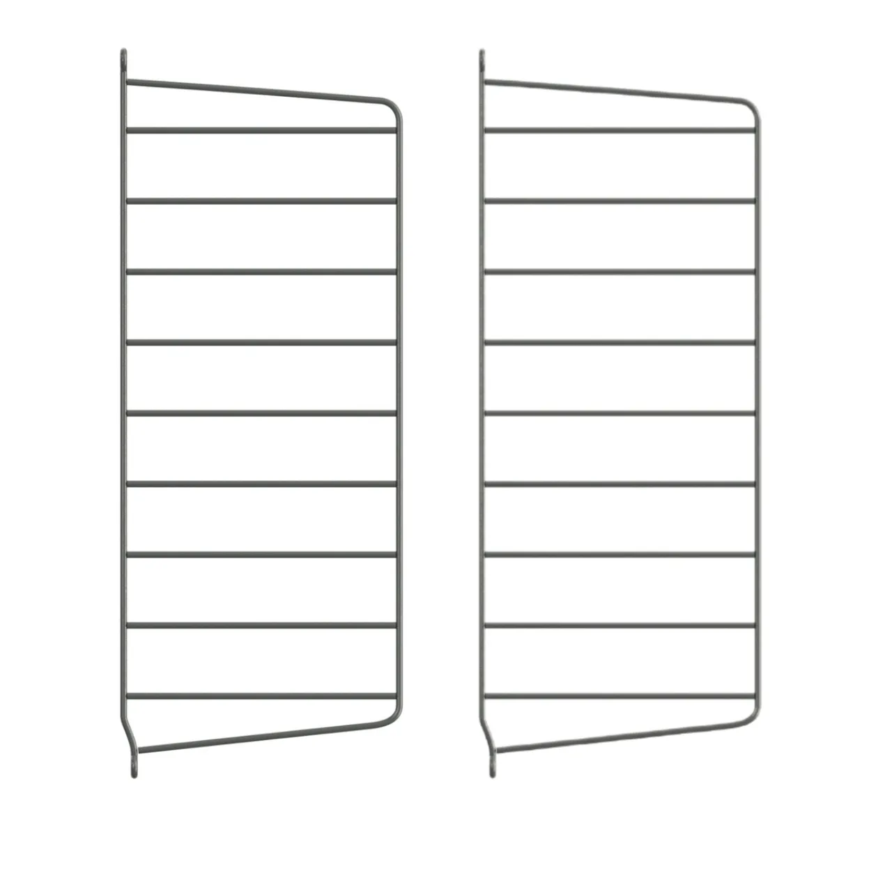 Discount Väggavel 50x20 2-p Mörkgrå String Gavlar