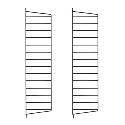 Best Väggavel 75x20 2-p svart String Gavlar