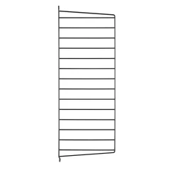 Väggavel 75x30 1-p svart String Gavlar