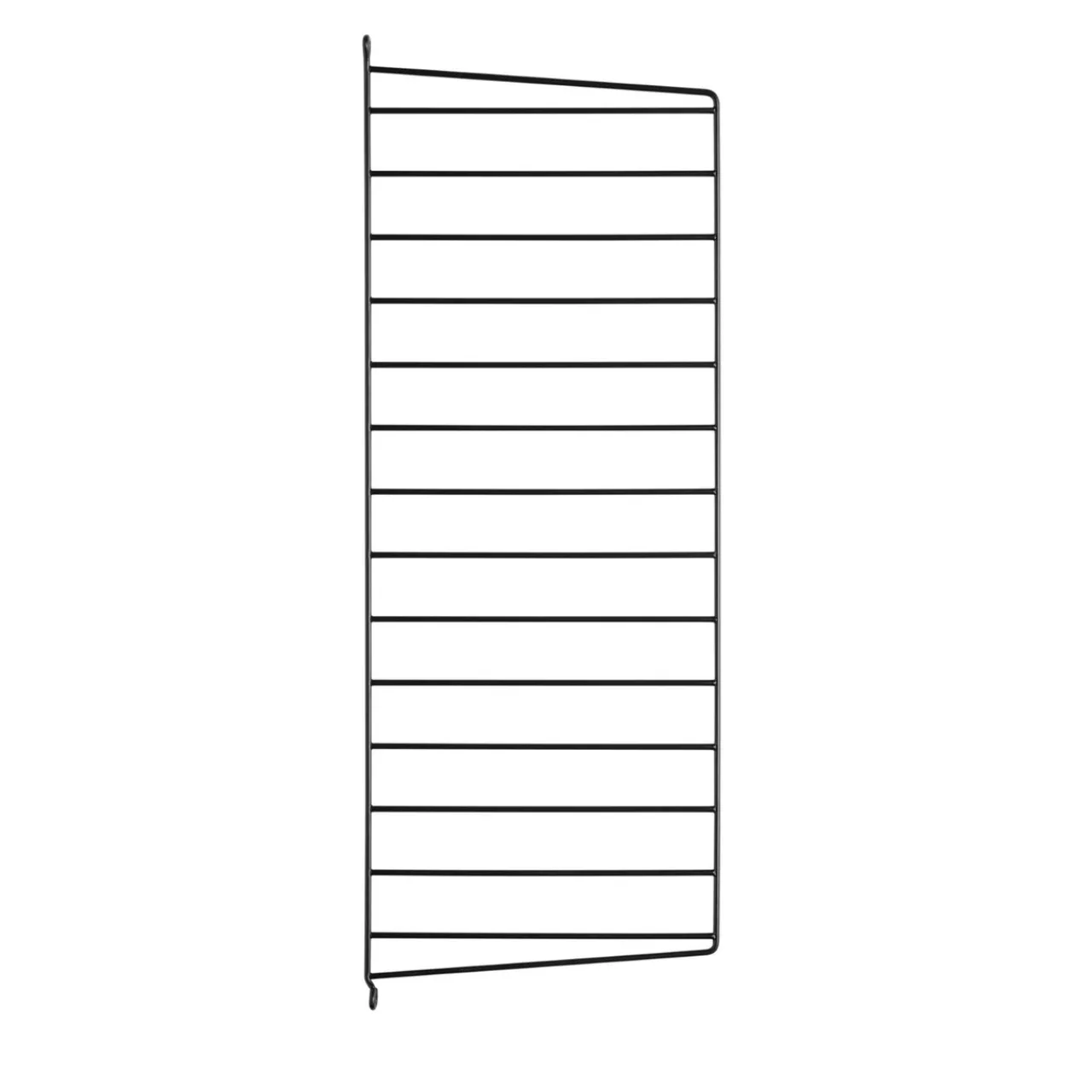 Väggavel 75x30 1-p svart String Gavlar