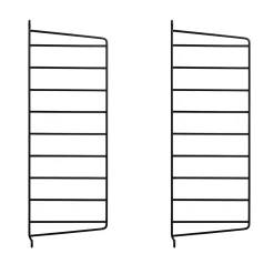 Discount Väggavel 50x20 2-p svart String Gavlar