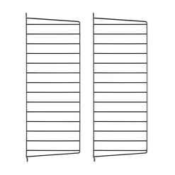 Best Väggavel 75x30 2-p svart String Gavlar