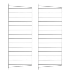 Online Väggavel 75x30 2-p vit String Gavlar