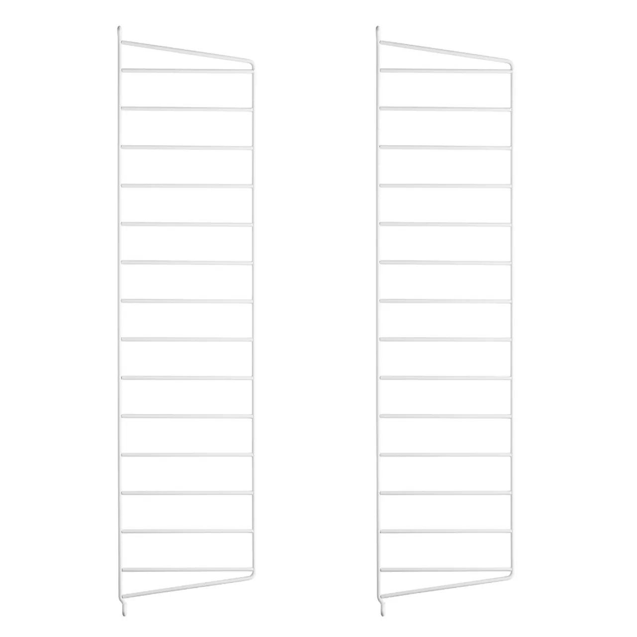 Clearance Väggavel 75x20 2-p vit String Gavlar