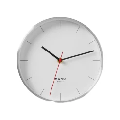 Clearance Väggklocka Mano 20 cm Krom Väggklockor