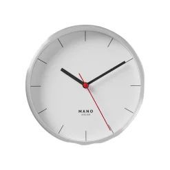 Hot Väggklocka Mano 15 cm Krom Väggklockor|Till Julklappsspelet