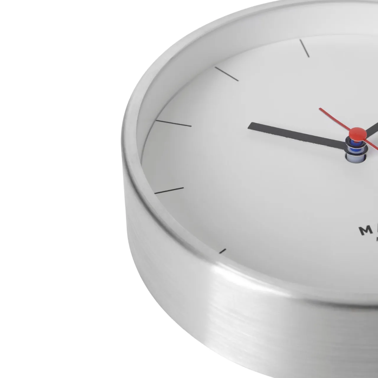 Hot Väggklocka Mano 15 cm Krom Väggklockor|Till Julklappsspelet