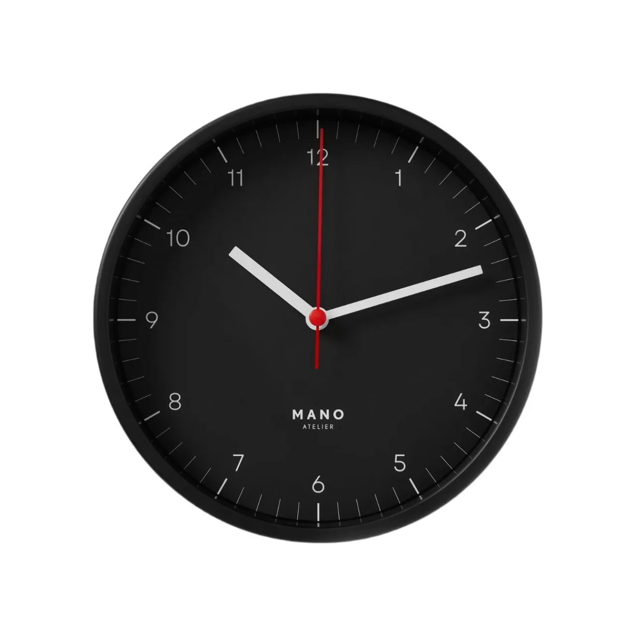 Clearance Väggklocka Mano 15 cm Svart Väggklockor|Till Julklappsspelet