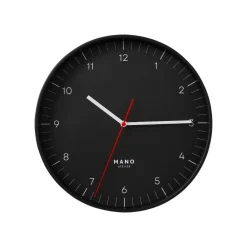 Clearance Väggklocka Mano 25 cm Svart Väggklockor|Adventspresenter