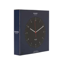 Online Väggklocka Mano 20 cm Svart Väggklockor