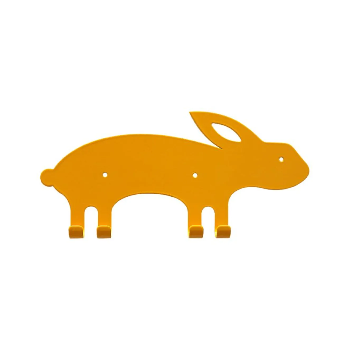 Outlet Väggkrok Kanin Gul Barn Barnrum|Småförvaring