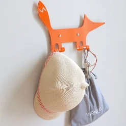 Hot Väggkrok Räv Orange Barn Barnrum|Småförvaring