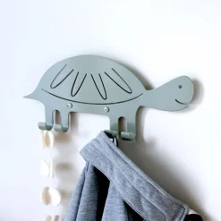 Best Väggkrok Sköldpadda Grön Barn Barnrum|Småförvaring