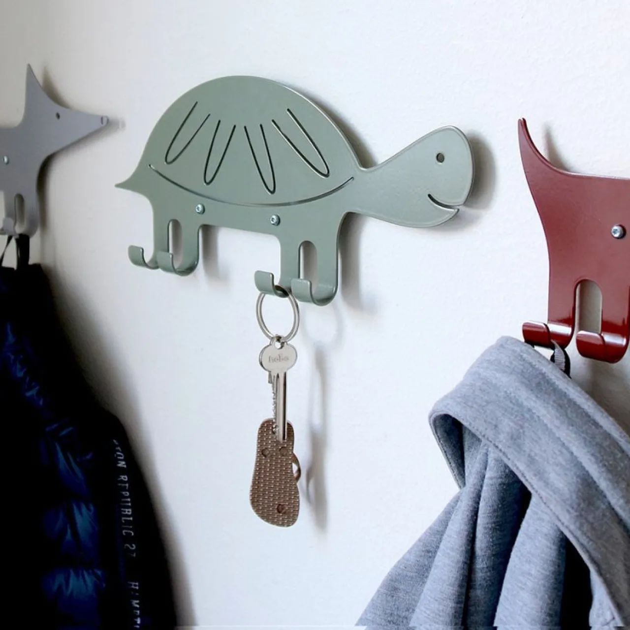 Best Väggkrok Sköldpadda Grön Barn Barnrum|Småförvaring