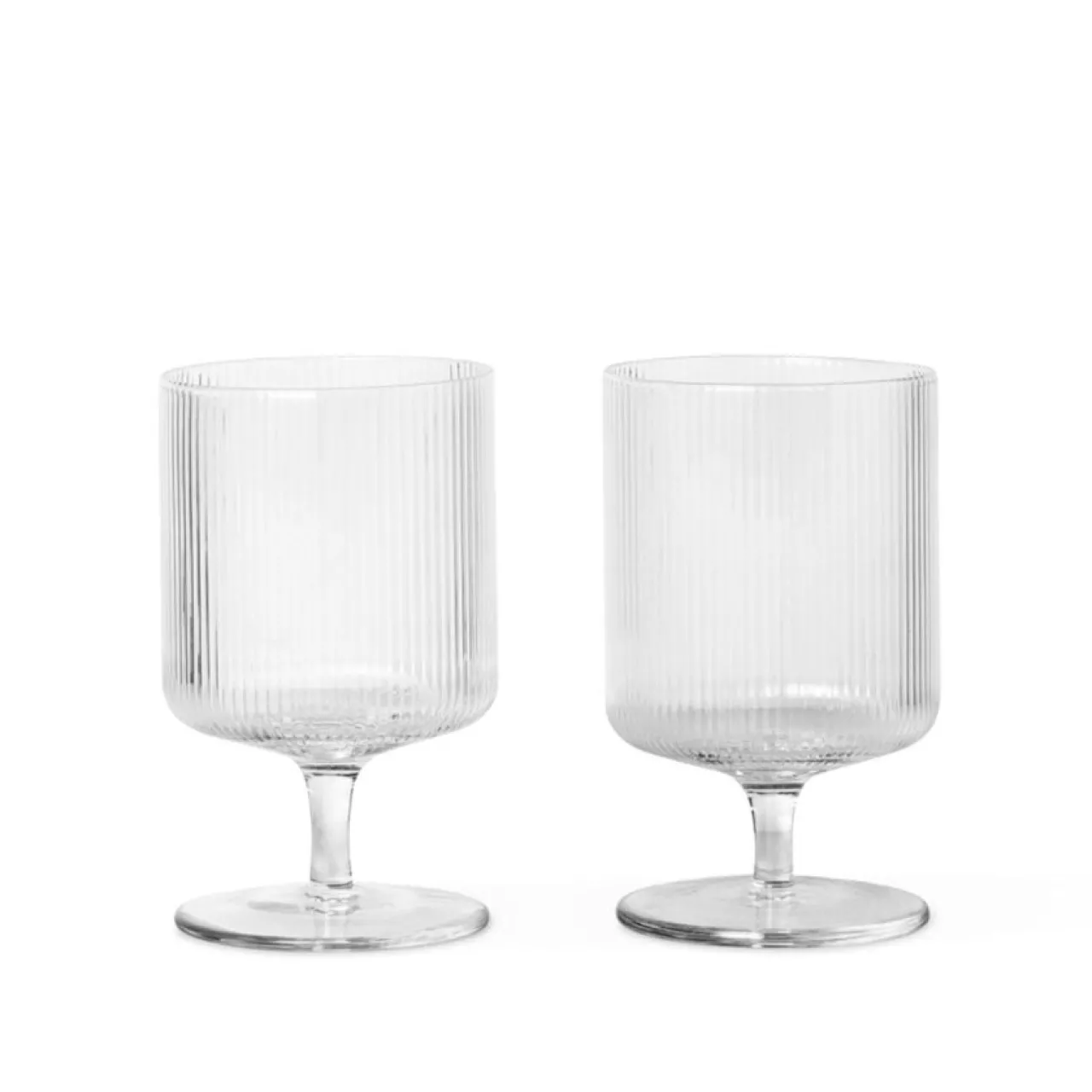 New Vinglas Ripple 2-P Klar Köksinredning|Ölglas