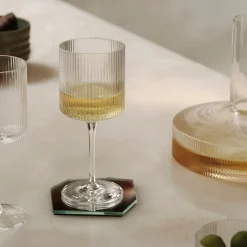 Outlet Vinglas Vitt Ripple 2-P Köksinredning