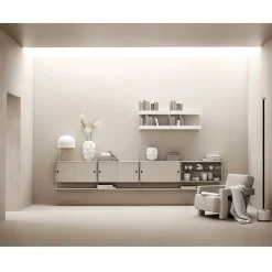 Outlet Vitrinskåp 78x30x42 ask String Skåp & Fällbord