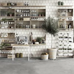 Best Vitrinskåp 78x30x42 ek String Skåp & Fällbord