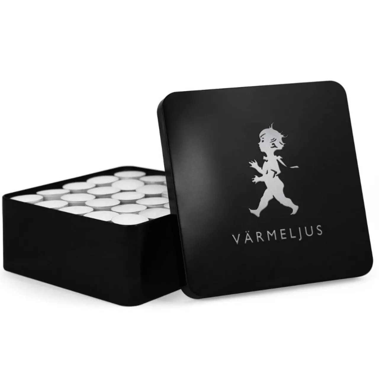 Discount Värmeljuslåda Svart Småförvaring|Värmeljus