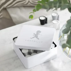 Best Värmeljuslåda Vit Småförvaring|Grytunderlägg