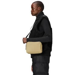 Outlet Väska Box Bag Sand Axelväskor