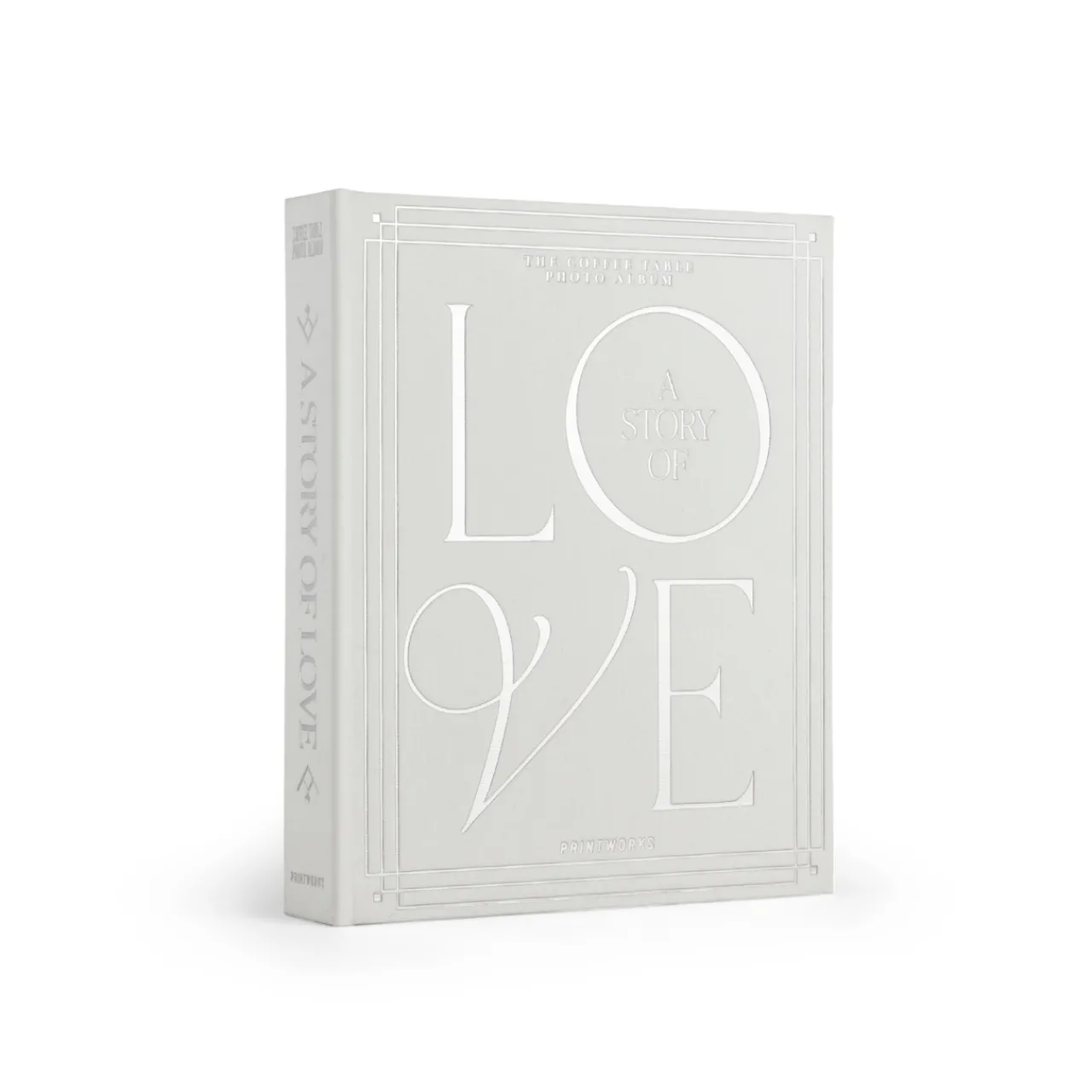 New Wedding Album - A Love Story Beige Designböcker